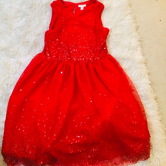 Kids red party dress - Picture 1 of 2